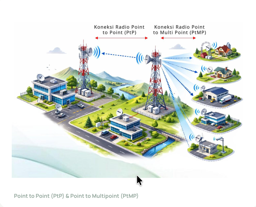 Point to Point (PtP) & Point to Multipoint (PtMP)
